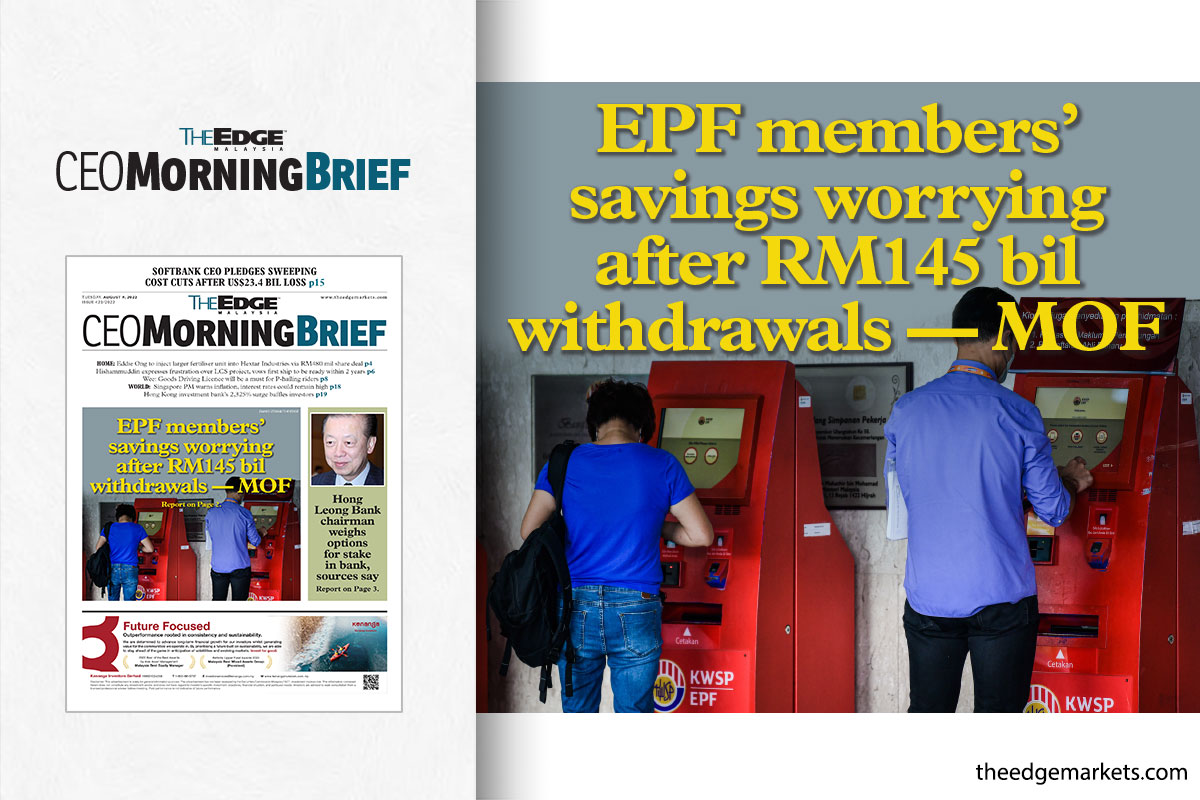 EPF members’ savings worrying after RM145b withdrawals, says MOF